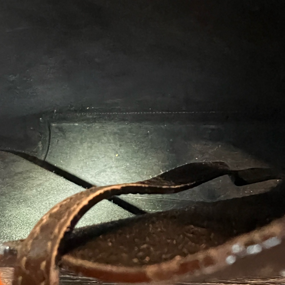 Gucci Vintage Leather Shoulder Bag With Pouch - Picture 6 of 9